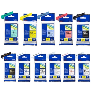 Banda de etichete P-touch TZe 18 mm x 8 m Brother