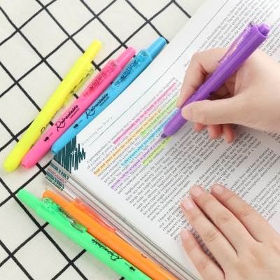 Textmarker retractabil Writech Neon 