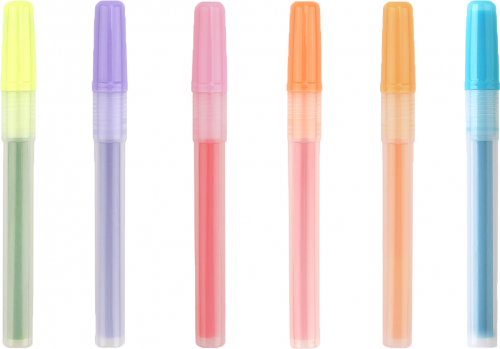 Rezerva textmarker retractabil Writech Pastel