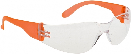 Ochelari spectacles, Wrap Around, Incolor/Orange, Portwest