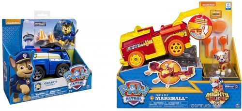 Pachet figurine Chase si Marshal cu vehicule Spin Master