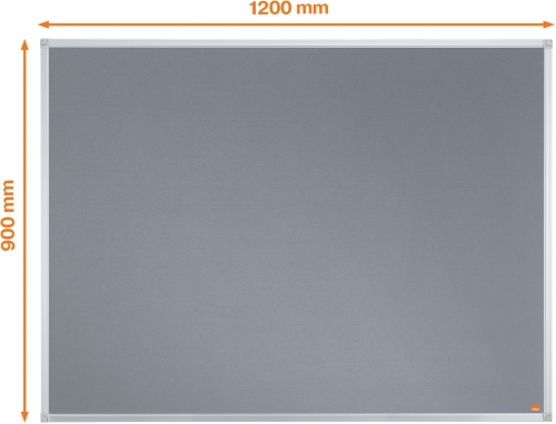 Panou Essentials, material textil, 120x90 cm, gri, NOBO