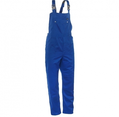 Pantaloni cu pieptar, albastru regal, Eco Line, Rock Safety 