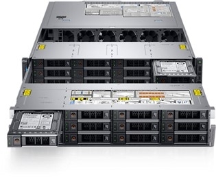Server Dell PowerEdge R740XD2, 24 bay-uri LFF, suport dual CPU, 16 sloturi de memorie