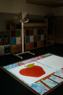 Podea interactiva Mobile cu trepied, Fun Floor