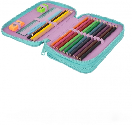 Penar echipat CoolPack Jumper 2, 35 piese, 2 fermoare, Happy donuts