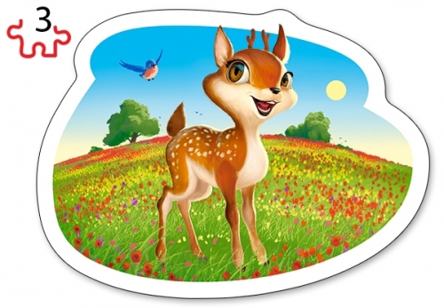 Puzzle 4 in 1 mic, diverse modele, Castorland