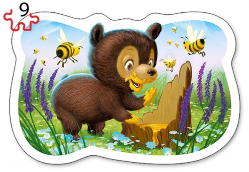 Puzzle 4 in 1 mic, diverse modele, Castorland