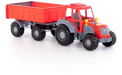 Jucarie Tractor cu remorca 35332 no1 Altay Polesie