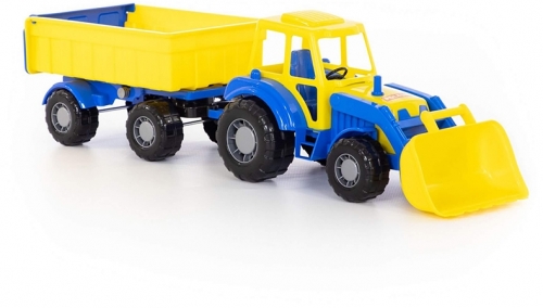 Jucarie Tractor cu remorca si incarcator 35349 Altay Polesie