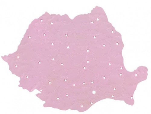 Harta sablon mare Romania diverse modele Nebo