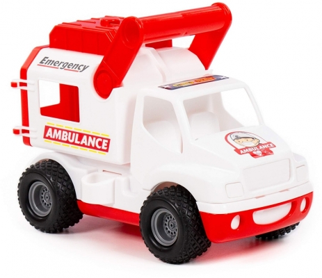 Ambulanta 0490 ConsTruck cu grip, Wader Polesie