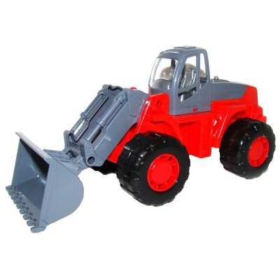 Tractor cu incarcator 36940 Craft, 24 cm, diverse culori Wader Polesie