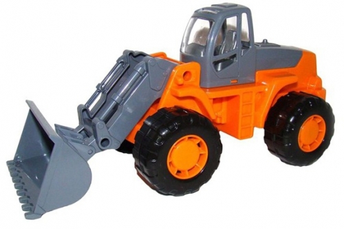 Tractor cu incarcator 36940 Craft, 24 cm, diverse culori Wader Polesie