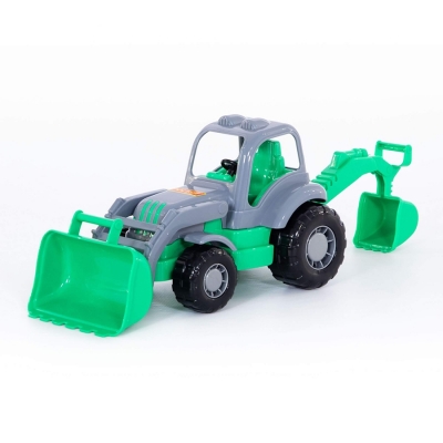 Jucarie Tractor cu incarcator si excavator 44785 Hardy Polesie