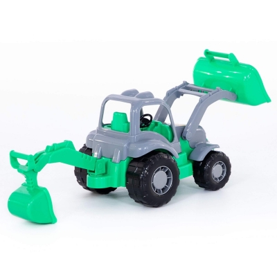 Jucarie Tractor cu incarcator si excavator 44785 Hardy Polesie