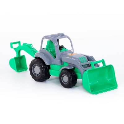 Jucarie Tractor cu incarcator si excavator 44785 Hardy Polesie