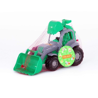 Jucarie Tractor cu incarcator si excavator 44785 Hardy Polesie