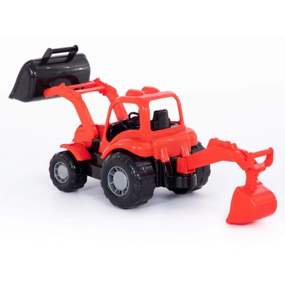 Jucarie Tractor cu incarcator si excavator 44785 Hardy Polesie