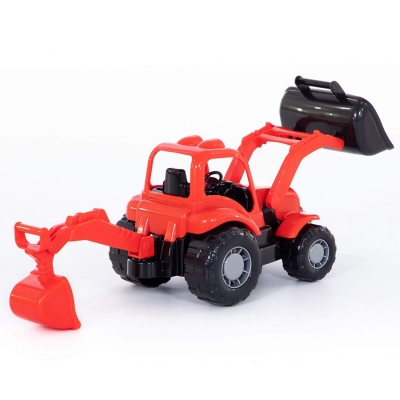 Jucarie Tractor cu incarcator si excavator 44785 Hardy Polesie