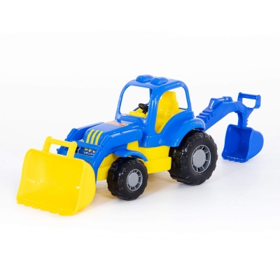 Jucarie Tractor cu incarcator si excavator 44785 Hardy Polesie
