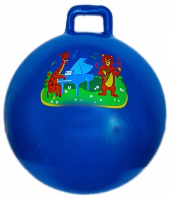 Minge din cauciuc, cu maner, 55 cm, 400 g, diverse culori