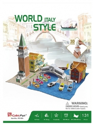 Puzzle 3D World Style CubicFun