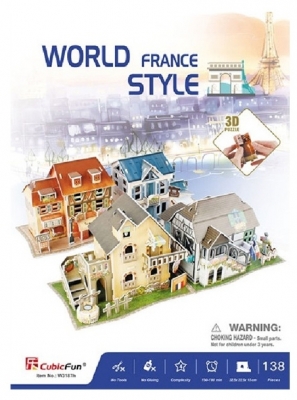 Puzzle 3D World Style CubicFun