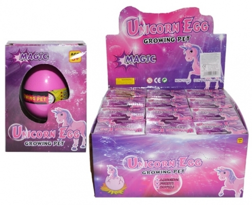 Ou cu unicorn care creste de 6 ori in apa, 1 buc/cutie
