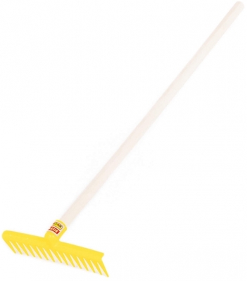 Grebla plastic cu maner din lemn 41074 Wader Polesie