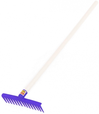Grebla plastic cu maner din lemn 41074 Wader Polesie