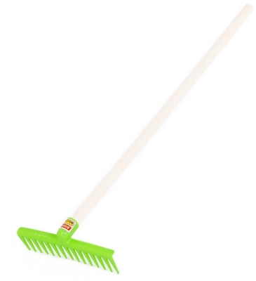 Grebla plastic cu maner din lemn 41074 Wader Polesie