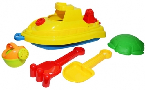 Set de joaca Barcuta 37 cm si accesorii pentru nisip