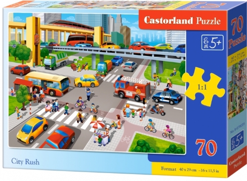 Puzzle, 70 piese premium, diverse modele, Castorland
