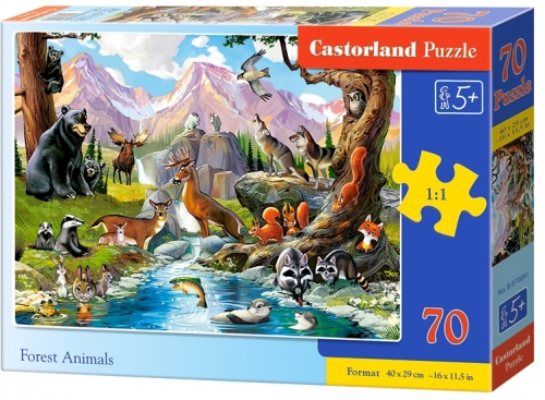 Puzzle, 70 piese premium, diverse modele, Castorland