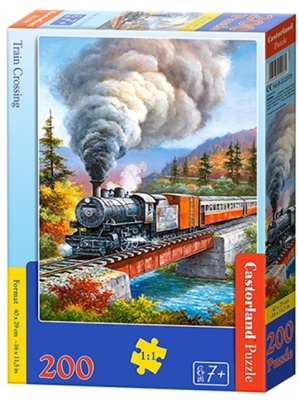 Puzzle 200 piese, diverse modele, premium, Castorland