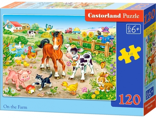Puzzle 120 piese, diverse modele, Castorland