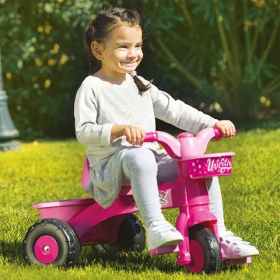 Tricicleta cu maner, Unicorn, 2504 Dolu