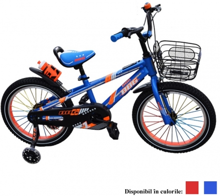 Danish stroke belief Bicicleta copii, baieti, cadru metalic, roti 18 inch, cos, diverse culori -  BNB