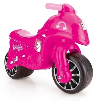 Motocicleta fara pedale, roz, Unicorn Dolu 
