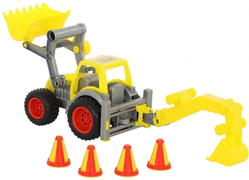 Excavator cu incarcator 377 ConsTruck Wader Polesie