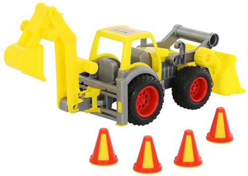 Excavator cu incarcator 377 ConsTruck Wader Polesie