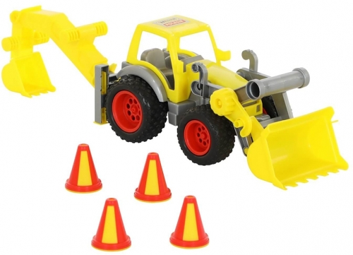 Excavator cu incarcator 377 ConsTruck Wader Polesie
