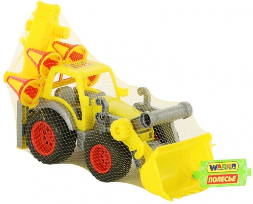 Excavator cu incarcator 377 ConsTruck Wader Polesie