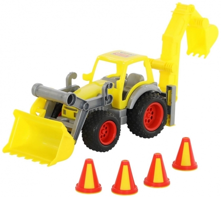 Excavator cu incarcator 377 ConsTruck Wader Polesie