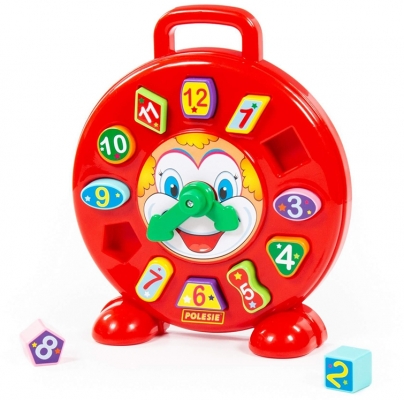 Ceas educativ 62741 cu forme Clown Polesie