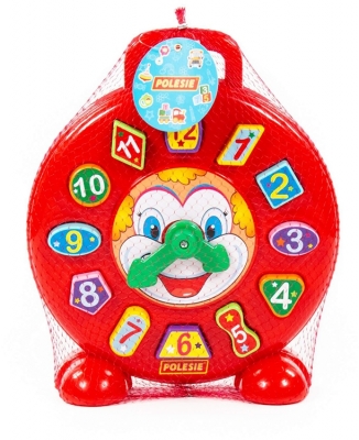 Ceas educativ 62741 cu forme Clown Polesie