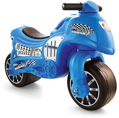 Motocicleta fara pedale, albastru, 8029 Dolu