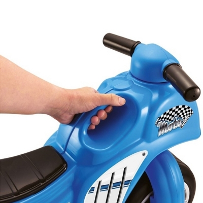 Motocicleta fara pedale, albastru, 8029 Dolu