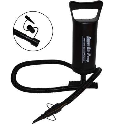 Pompa manuala pentru gonflabile, 3 valve, 23 cm